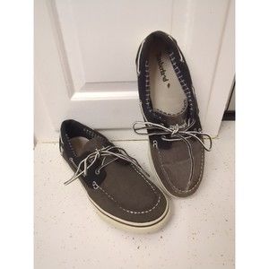 TIMBERLAND MEN'S OXFORD GRAY BOAT SHOES SZ 8 1/2